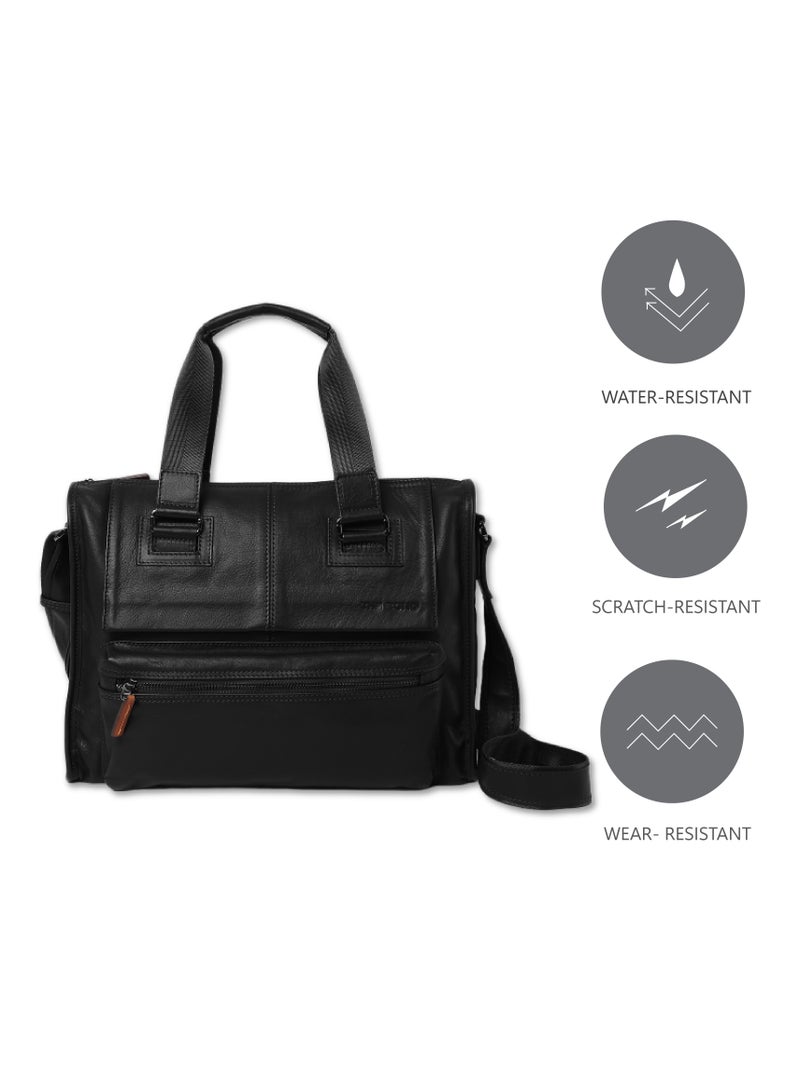 Bond The Bond Leather Laptop Bag Black - 1173 / 1131 - Image 5