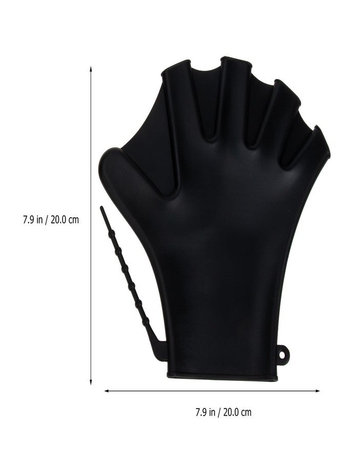 Baluue Aquatic Gloves for Helping Upper Body Resistance, Webbed Swim Gloves Well Stitching, No Fading, Sizes for Men Women Adult Children Aquatic Fitness Water Training - Image 3