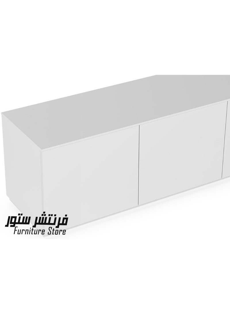 فرنتشر ستور وحدة تليفزيون مودرن - ارتفاع 40 سم - عرض 121 سم - عمق 30 سم ، من فرنتشر ستور.  - Image 5