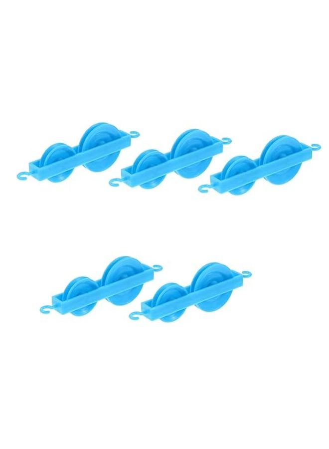 مجموعة البكرة البلاستيكية التعليمية للفيزياء التفاعلية أداة تعليمية 5 قطع - Image 1