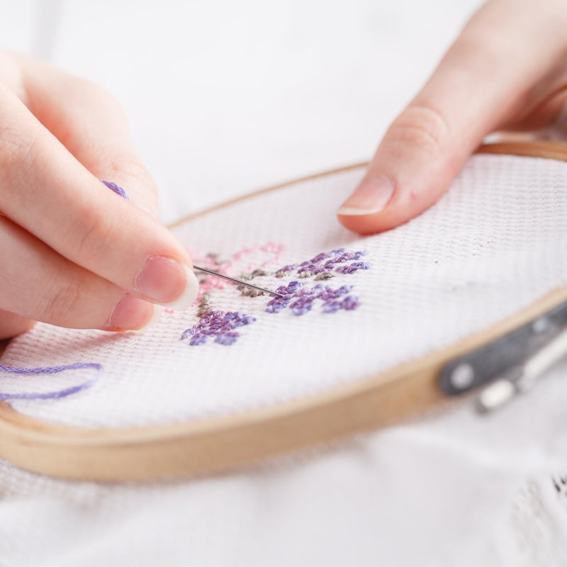 PINACO INDIA PINACO Wooden Embroidery Ring Hoop Frame Premium Brass Screw (5 Ply) Pack of 4 (6 Inch) - Image 3