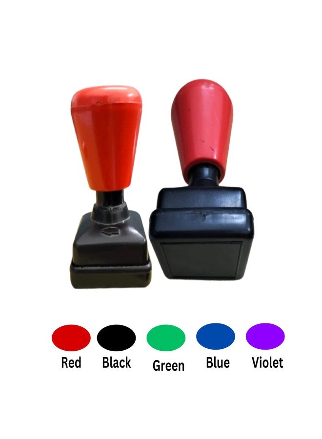Monotech Enterprises Pre-Ink Stamp with Message Paid Round Shape (Red) - Image 2