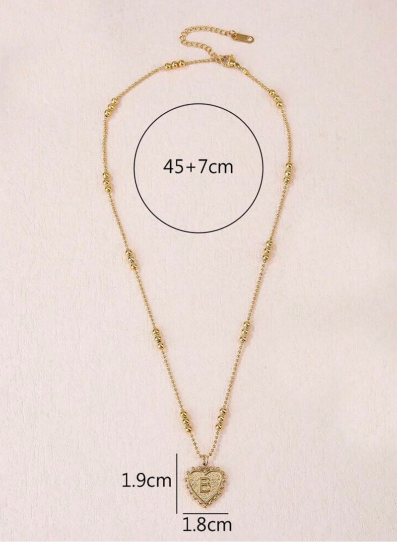 إيكوال سلسال نسائي راقي وأنيق من الاستانلس ستيل عالي الجودة مطلي باللون الذهبي - Image 3