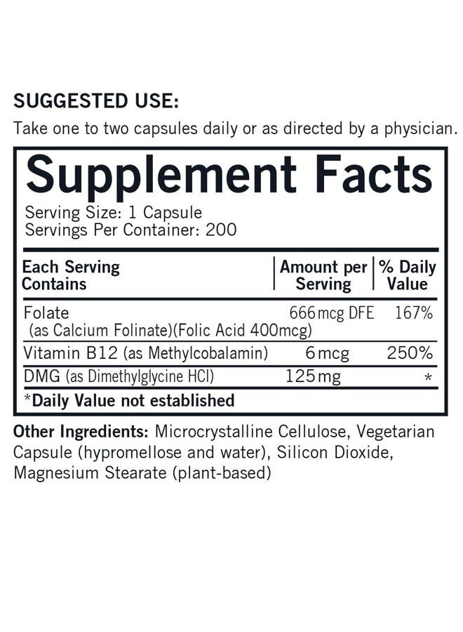 Kirkman DMG 125 mg with Folate and Methyl B12 - Image 2