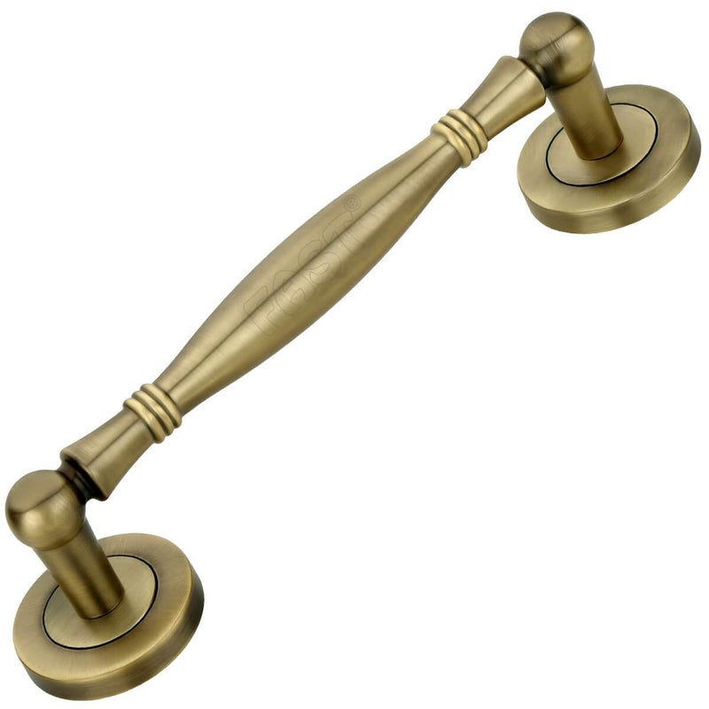 FAST Dh43 Main Door Pull Handle For Pull And Push All Type Home & Office Doors (8 Inch Brass Antique) - Image 2