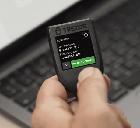 TREZOR Trezor Model T - Crypto Hardware Wallet with LCD Touchscreen, Protecting Bitcoin & 1000's of Coins with Maximum Security  - Image 2
