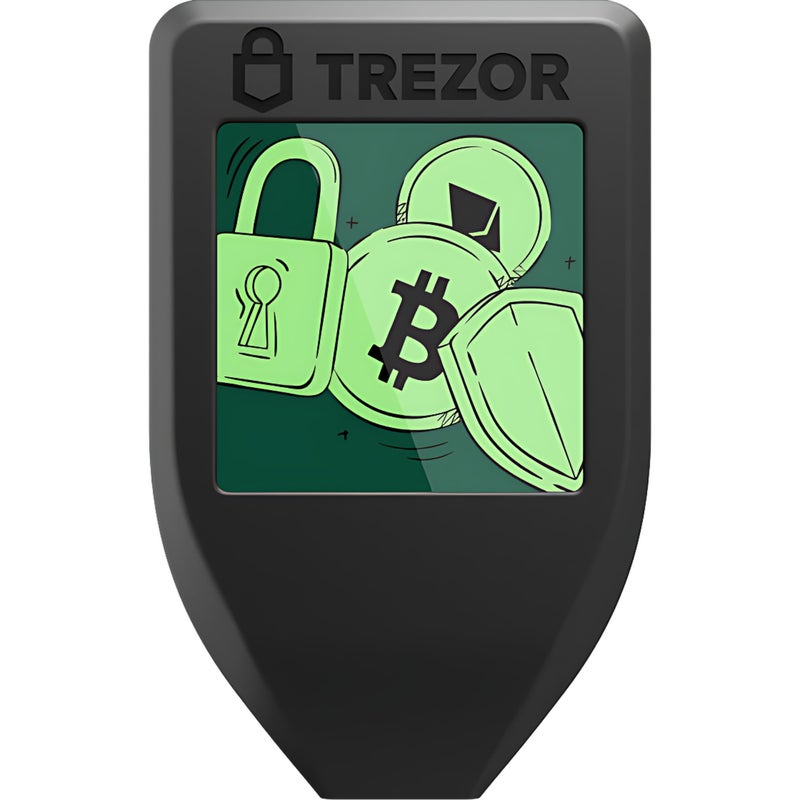 TREZOR Trezor Model T - Crypto Hardware Wallet with LCD Touchscreen, Protecting Bitcoin & 1000's of Coins with Maximum Security  - Image 1