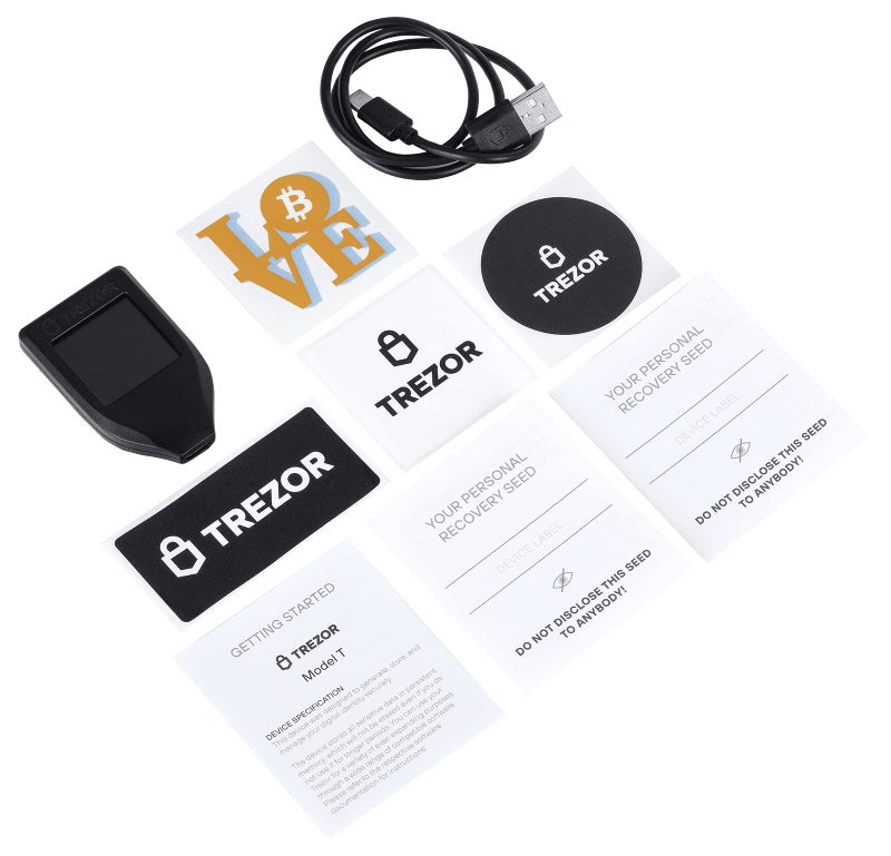 TREZOR Trezor Model T - Crypto Hardware Wallet with LCD Touchscreen, Protecting Bitcoin & 1000's of Coins with Maximum Security  - Image 5