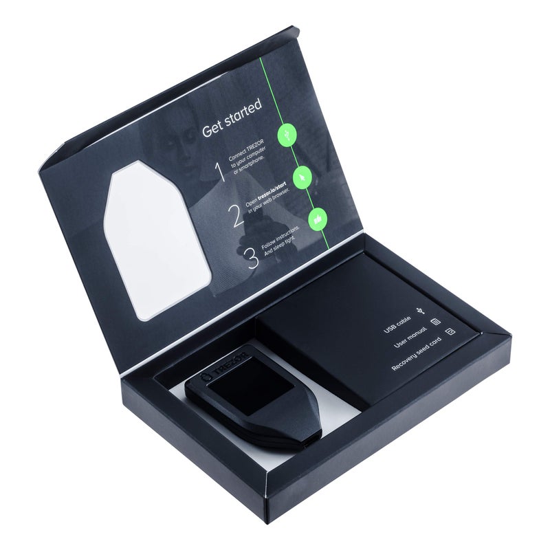 TREZOR Trezor Model T - Crypto Hardware Wallet with LCD Touchscreen, Protecting Bitcoin & 1000's of Coins with Maximum Security  - Image 3