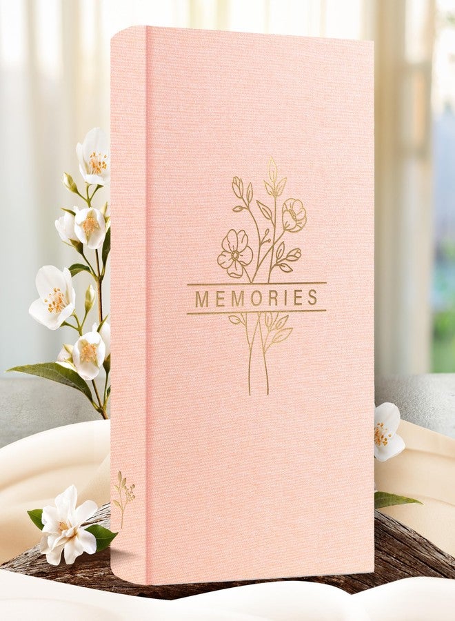Holoary Photo Album 4x6 300 Photos with Writing Area, 300 Pockets Picture Album, Linen Fabric Cover Big Picture Book for Photos, 4x6 Photo Albums for Memories Family Weddings Travel(Pink) - Image 4