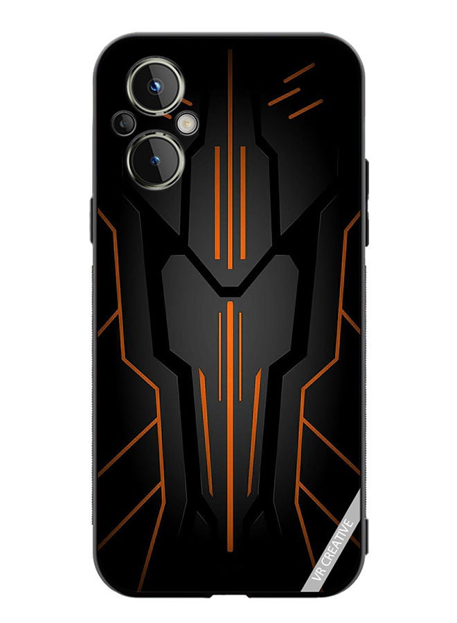 VR CREATIVE Protective Case Cover For OnePlus Nord N20 5G Black Sark Design Multicolour - Image 1