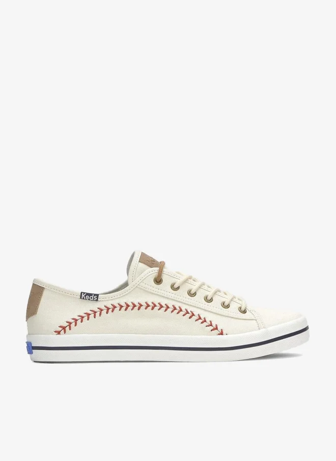 Keds Keds Women's Kickstart Pennant Casual Sneaker Cream