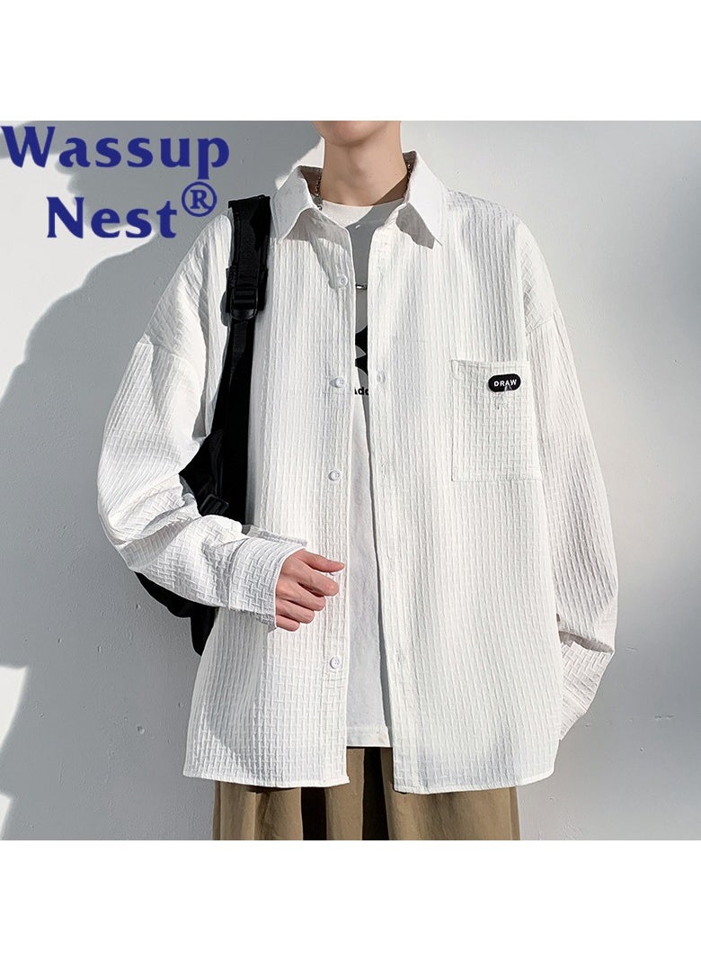 WASSUP NEST - New WASSUP NEST Pure Cotton Casual Loose  Jacket - Image 1
