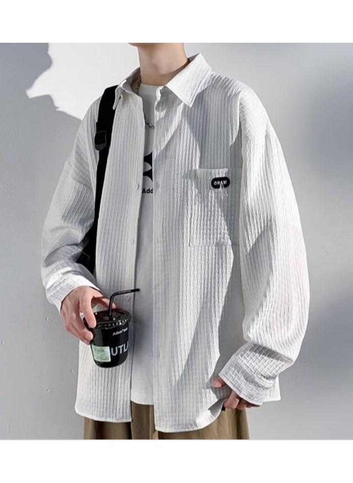 WASSUP NEST - New WASSUP NEST Pure Cotton Casual Loose  Jacket - Image 1