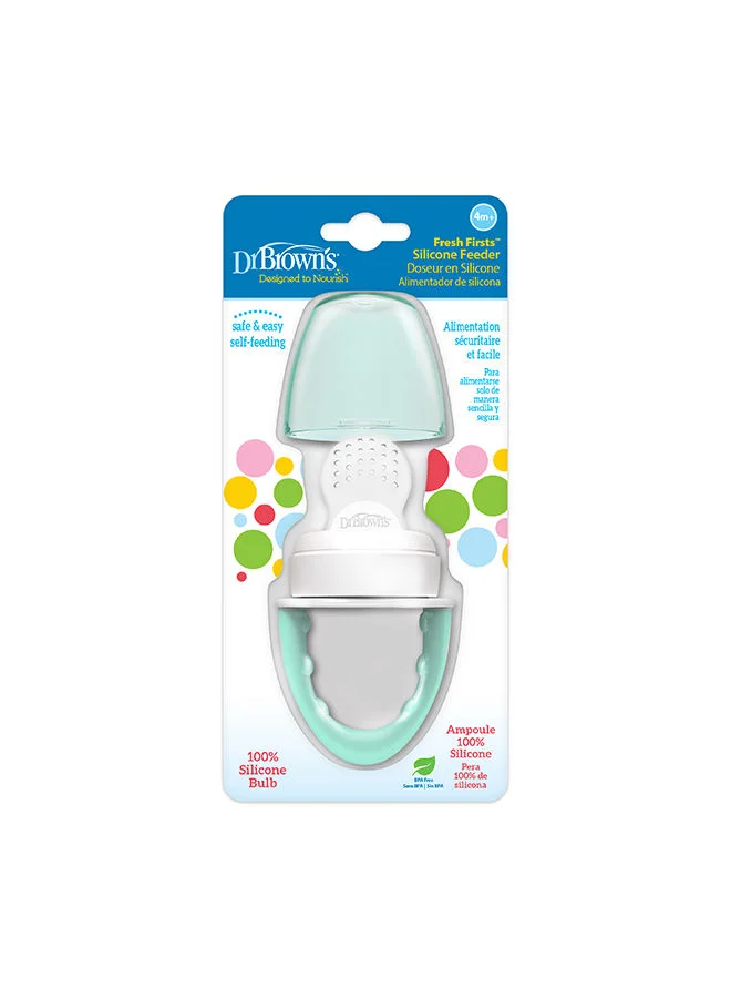 Dr. Brown’s Fresh Firsts Silicone Feeder - Mint, 1-Pack