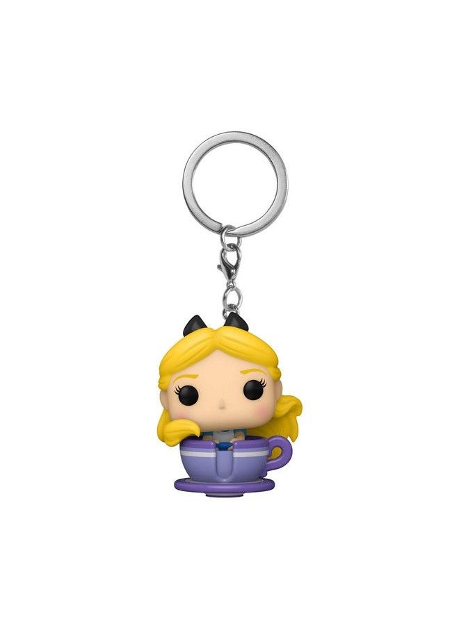 Funko Pop! Keychain: Disney 65Th Alice In Teacup 3.75 Inches  - Image 1