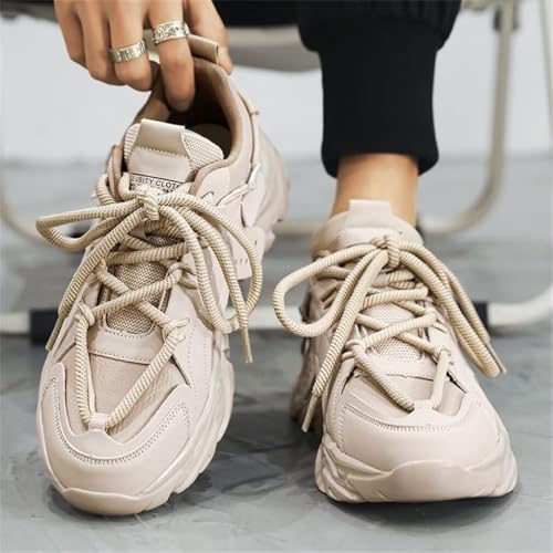Cruiser Chunky Sneaker for Men | Bold & Stylish Design | Lightweight & Comfortable | Gymwear & Casual Outfits | Durable Footwear 2630-2 Beige - Image 5