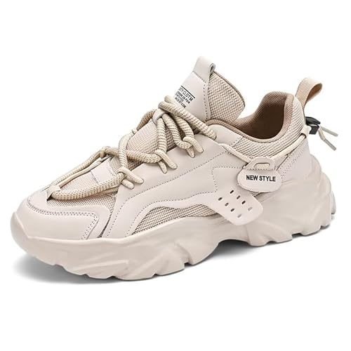 Cruiser Chunky Sneaker for Men | Bold & Stylish Design | Lightweight & Comfortable | Gymwear & Casual Outfits | Durable Footwear 2630-2 Beige - Image 1