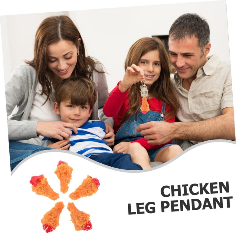 Realistic Artificial Chicken Leg Model Faux Food Decoration 5PCS Photo Prop Display - Image 5