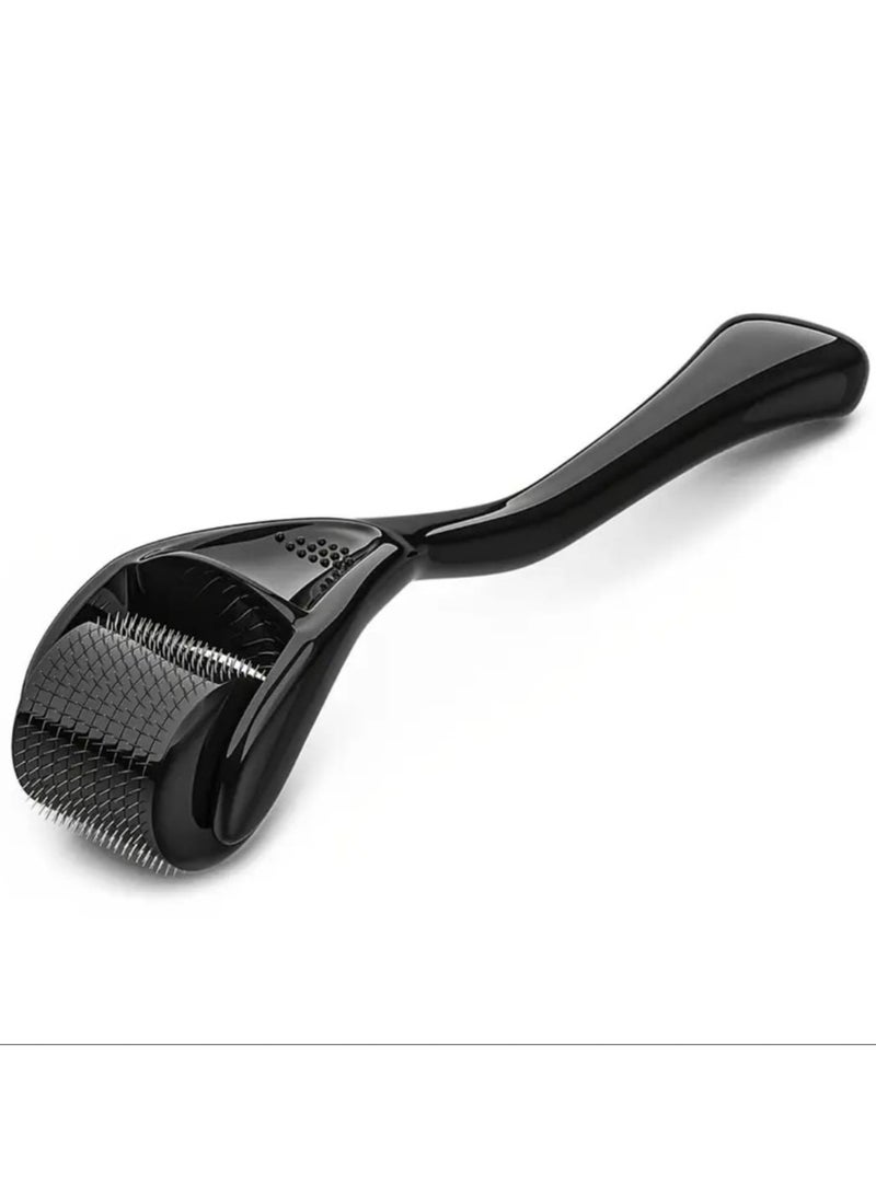 BOLREUS Titanium 540 Needle Derma Face Roller 1 Pc – 0.25 mm Microneedling Tool for Beard, Hair Growth & Skin Rejuvenation – Professional Skincare for Face, Scalp & Body - Image 1