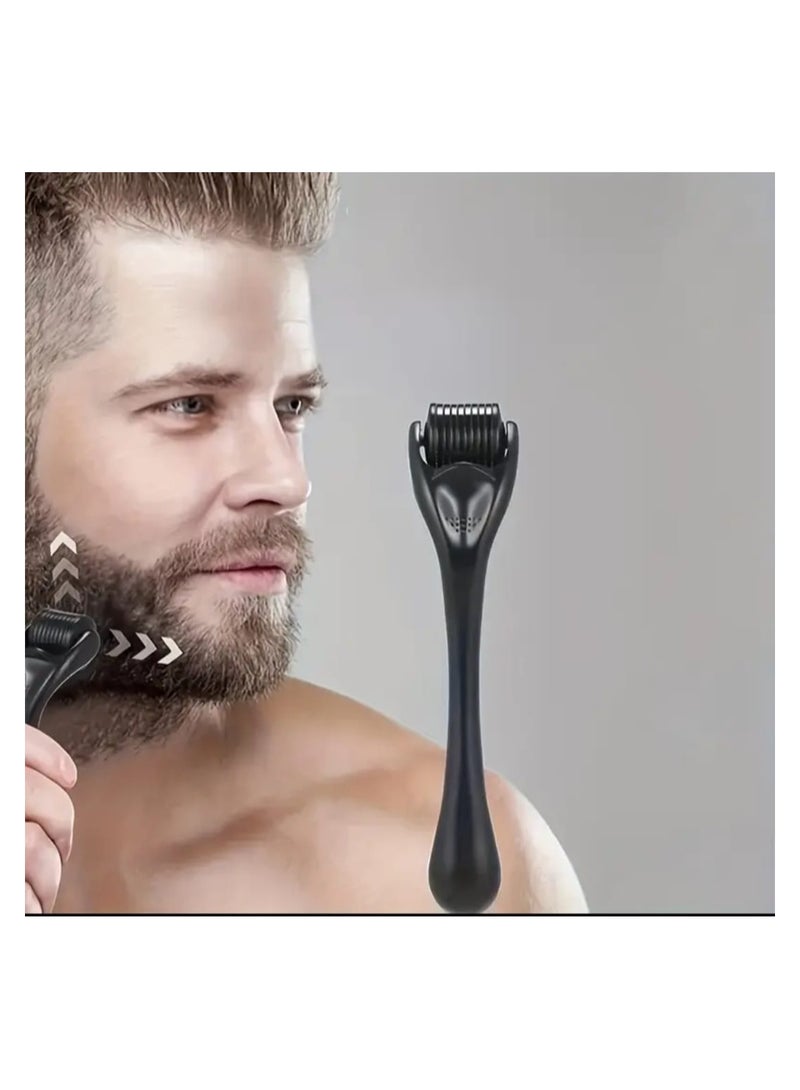 BOLREUS Titanium 540 Needle Derma Face Roller 1 Pc – 0.25 mm Microneedling Tool for Beard, Hair Growth & Skin Rejuvenation – Professional Skincare for Face, Scalp & Body - Image 4
