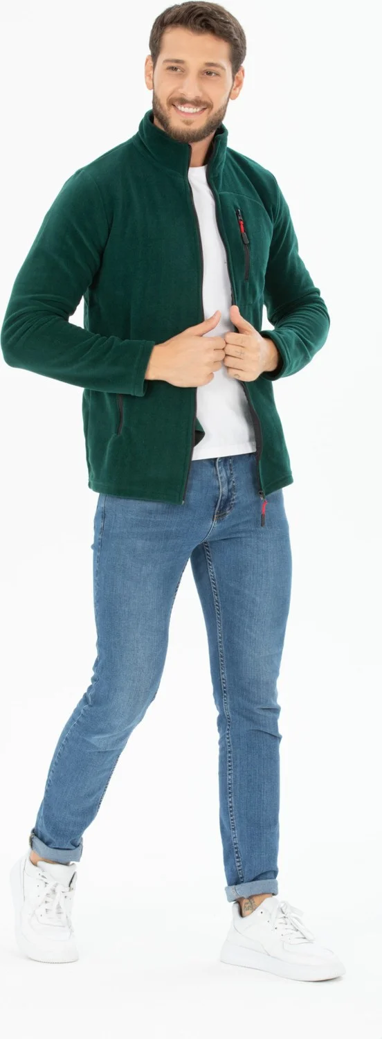 Four Man Men's Polar Fleece Three Pocket Softshell