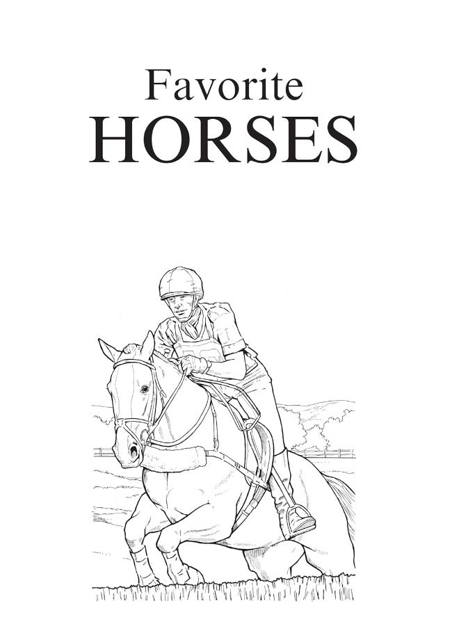 Dover Big Book of Horses to Color  - Image 3