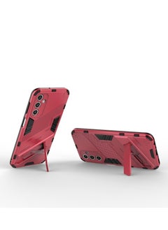 Generic Punk Armor 2 in 1 PC Tpu Shockproof Phone Case with Invisible Holder For Samsung Galaxy A24/A25(watermelon)  - Image 3