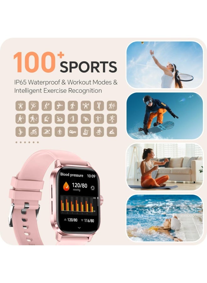 Baytion Smart Watch for Women, Fitness Tracker Watch for Android Phones iPhone Compatible,IP67 Waterproof 1.85” HD Smart Watches with Blood Pressure, Heart Rate Monitor,100+ Sport Modes - Image 3