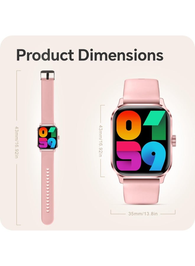 Baytion Smart Watch for Women, Fitness Tracker Watch for Android Phones iPhone Compatible,IP67 Waterproof 1.85” HD Smart Watches with Blood Pressure, Heart Rate Monitor,100+ Sport Modes - Image 2