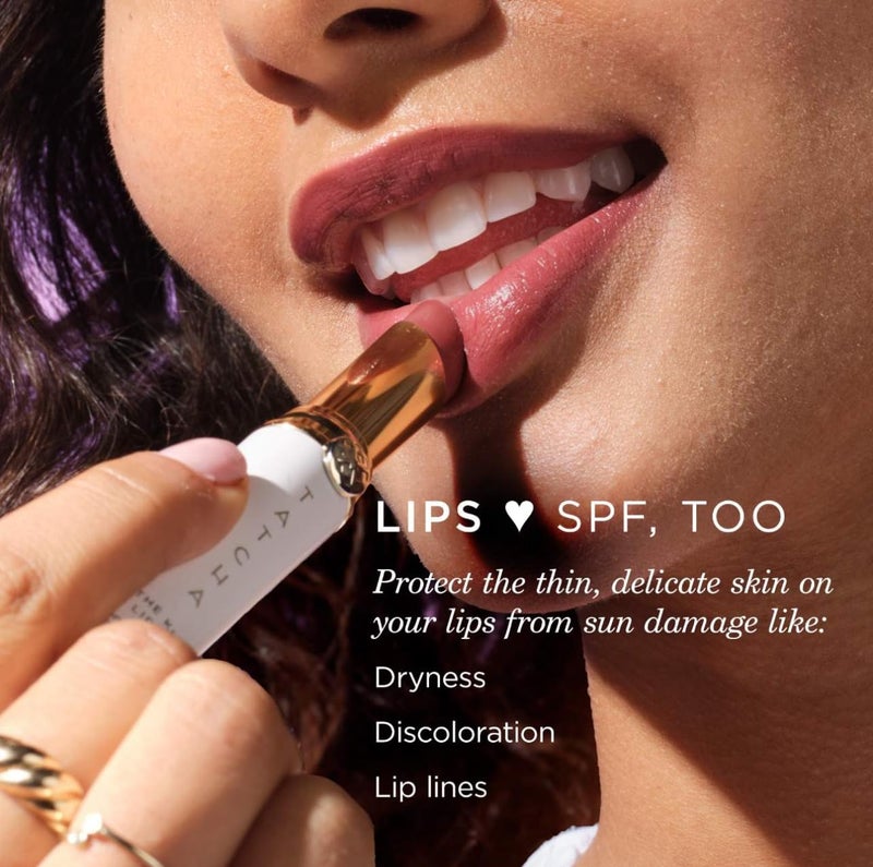 TATCHA The Kissu Lip Tint SPF 25 - Midnight Lily | Hydrating Tinted Lip Sunscreen. 0.14 oz - Image 4