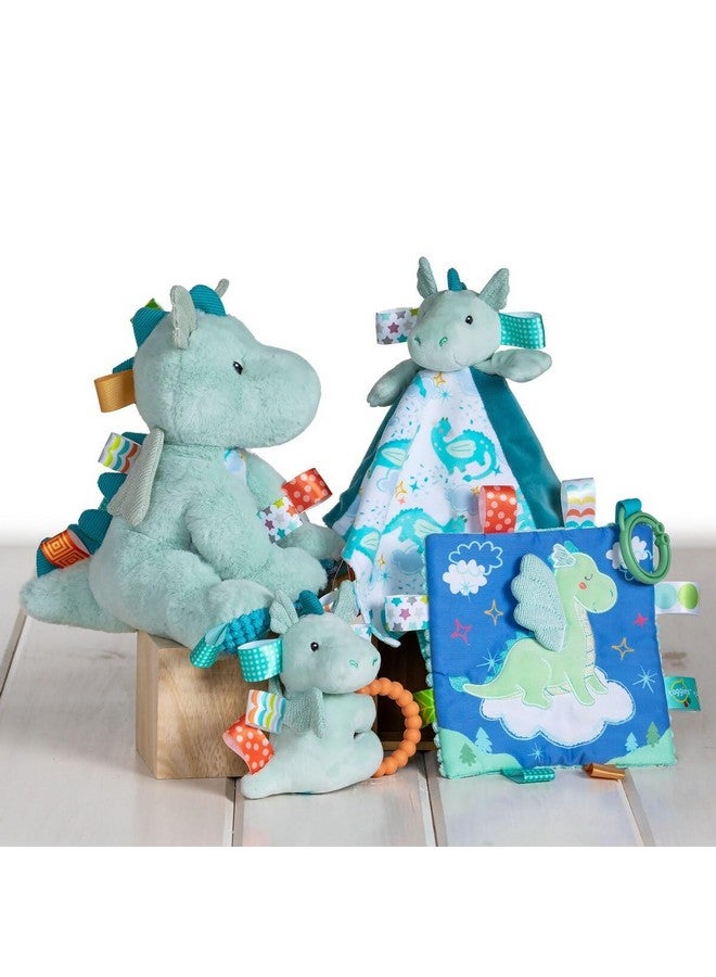 Taggies Stuffed Animal Soft Toy with Sensory Tags, 9-Inches, Mega-Taggies Drax Dragon - Image 3