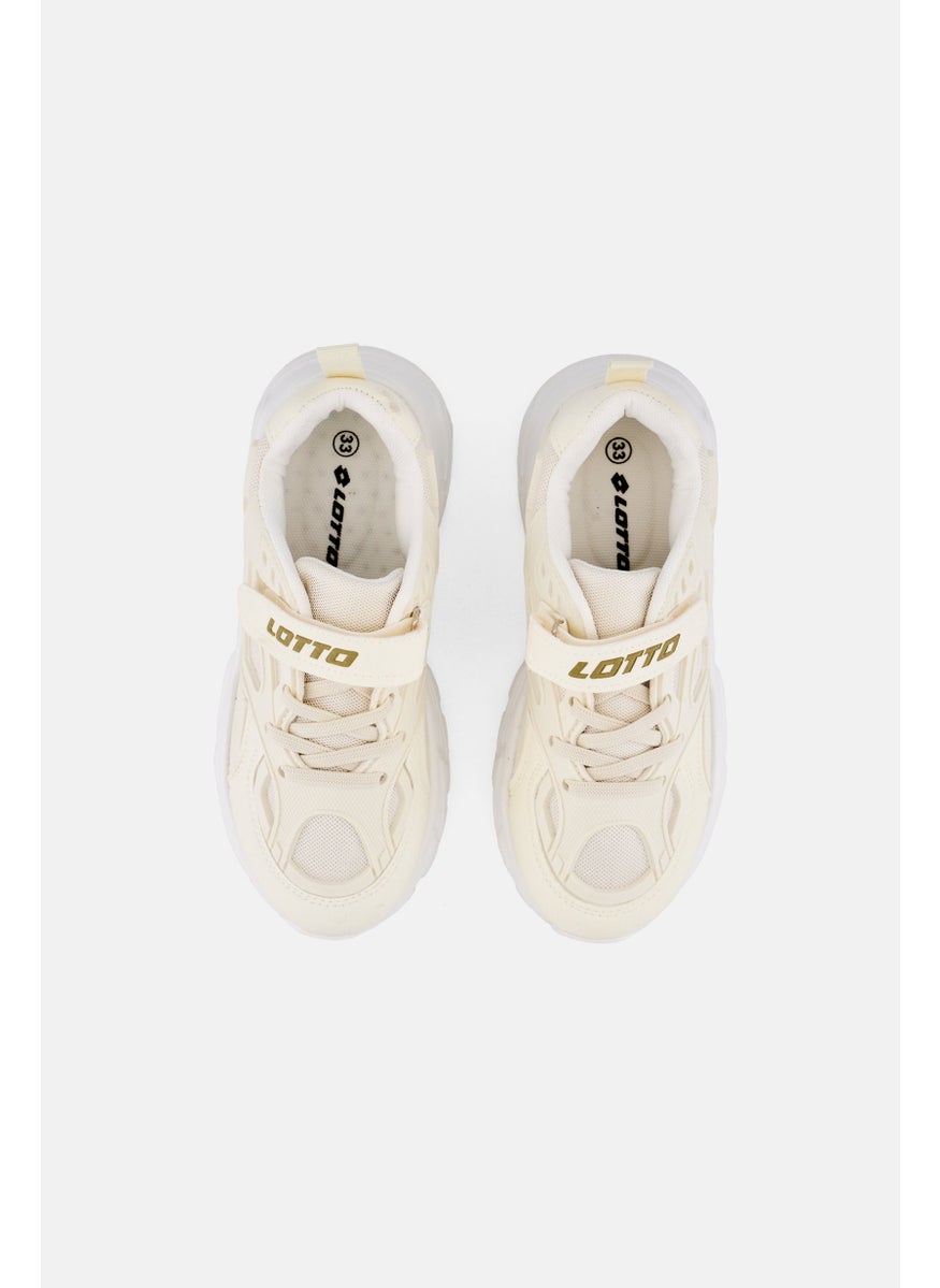 LOTTO Kids Boy Velcro Closure Outdoor Sports Shoes, Beige  - Image 4