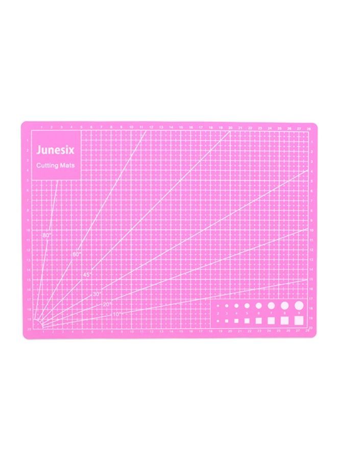 NIBEMINENT Self Healing Cutting Mat Double-Sided Pink  - Image 2