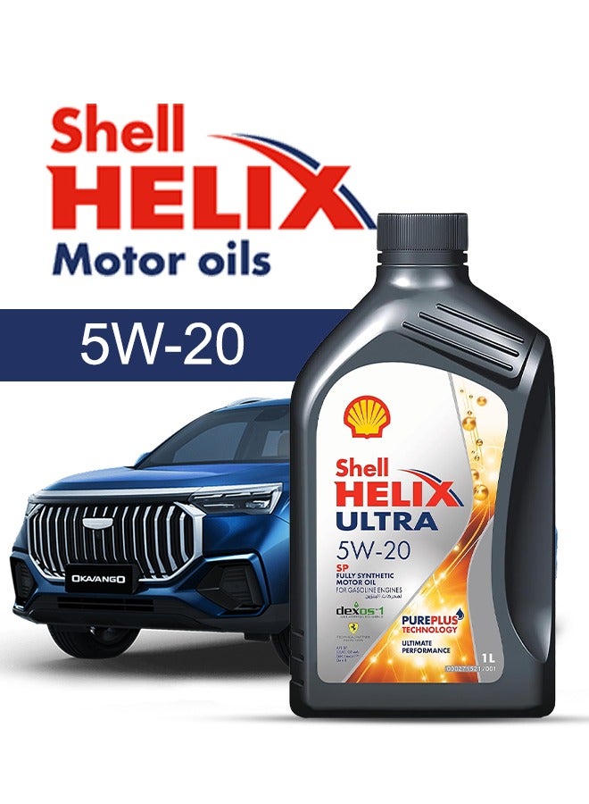 Engine Oil – For GEELY Okavango  2025 - 2020, 5 Liter, 5w20 Shell - With Engine Oil Filter, Mobile Car Oil Change Service