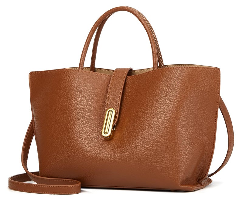 Pocadri Women Vegan Leather Tote Bucket Bags Y2K Trendy Large Vintage Hobo Purses Shoulder Handbags - Image 1