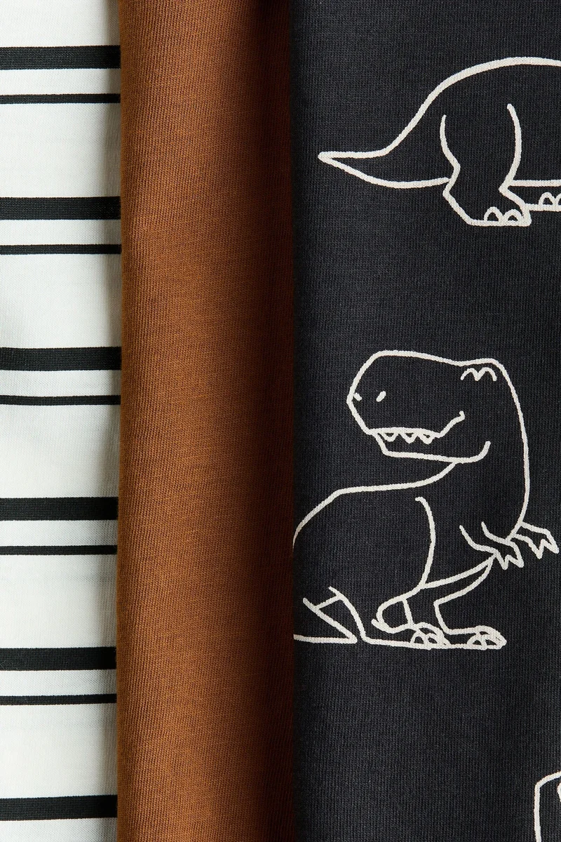 H&M 3-pack cotton T-shirts