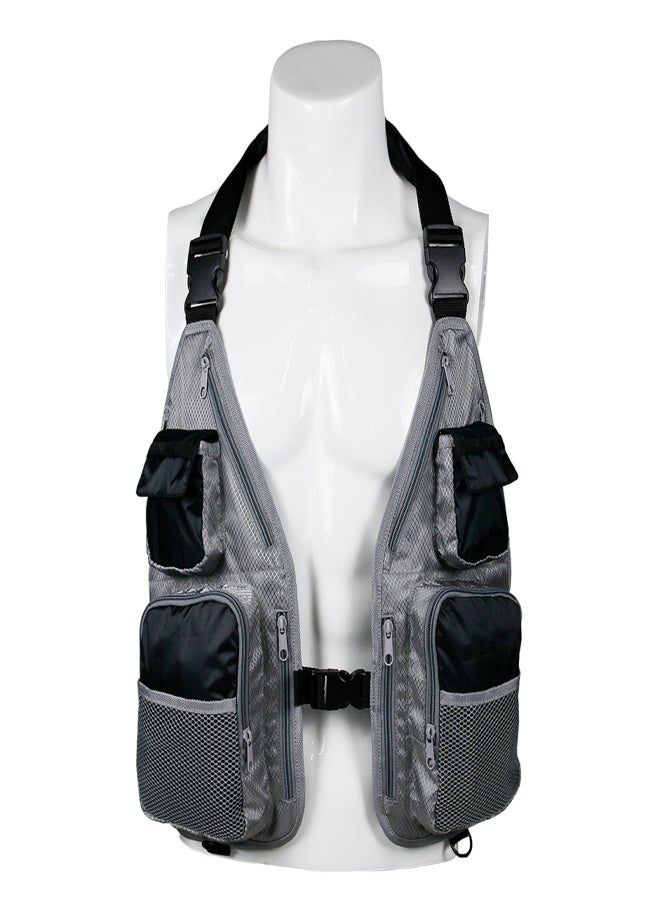Ultra-light Fishing Vest Men Women Breathable Adjustable Waistcoat with Pockets D Rings for Boating Kayaking Fishing - Image 4