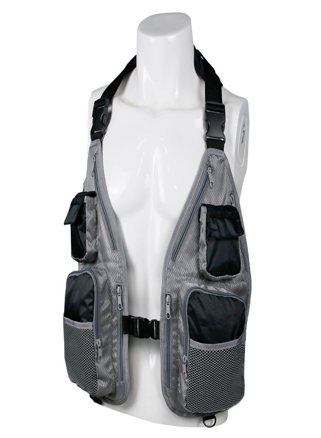 Ultra-light Fishing Vest Men Women Breathable Adjustable Waistcoat with Pockets D Rings for Boating Kayaking Fishing - Image 3