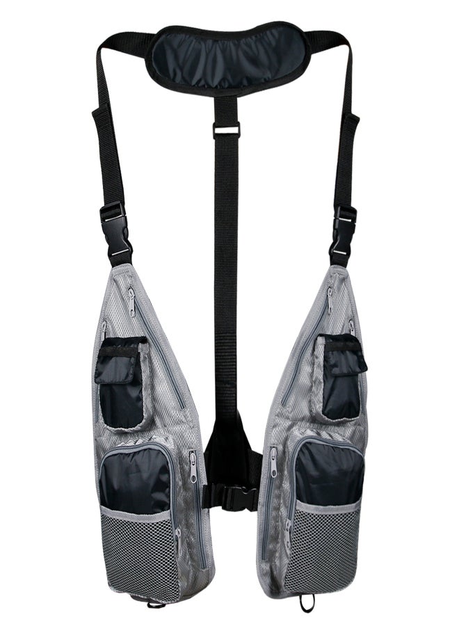 Ultra-light Fishing Vest Men Women Breathable Adjustable Waistcoat with Pockets D Rings for Boating Kayaking Fishing - Image 1