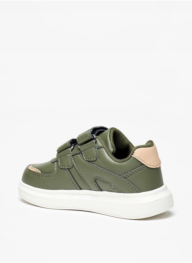 LBL by Shoexpress Boys Panelled Sneakers with Hook and Loop Closure  - Image 3