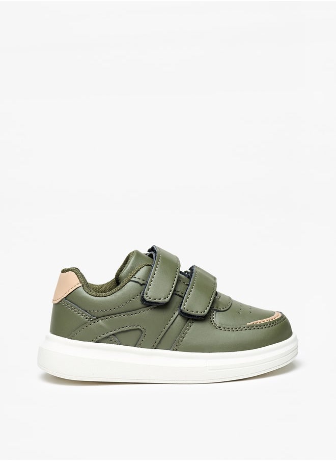 LBL by Shoexpress Boys Panelled Sneakers with Hook and Loop Closure  - Image 1