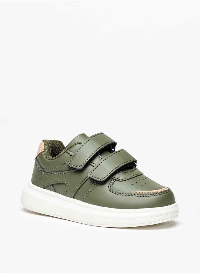 LBL by Shoexpress Boys Panelled Sneakers with Hook and Loop Closure  - Image 2
