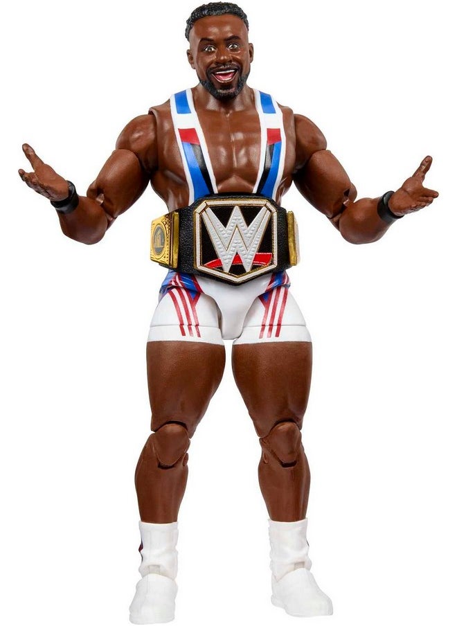 Mattel Games Wwe Big E Elite Collection Action Figure Deluxe Articulation & Lifelike Detail With Iconic Accessories 6Inch  - Image 3