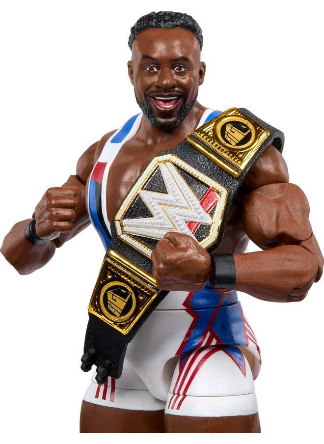 Mattel Games Wwe Big E Elite Collection Action Figure Deluxe Articulation & Lifelike Detail With Iconic Accessories 6Inch  - Image 5