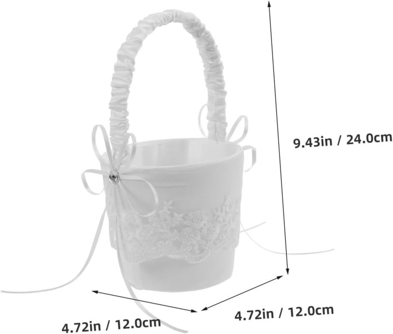 Elegant Handheld Design Soft Lace Miniature Floral Ceremony Accessory for Wedding - Image 2