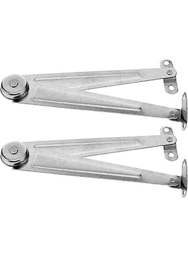 2Pcs Adjustable Steel Support Rods 1 2mm Thick Self Balancing For Kitchen Cabinet - Image 1