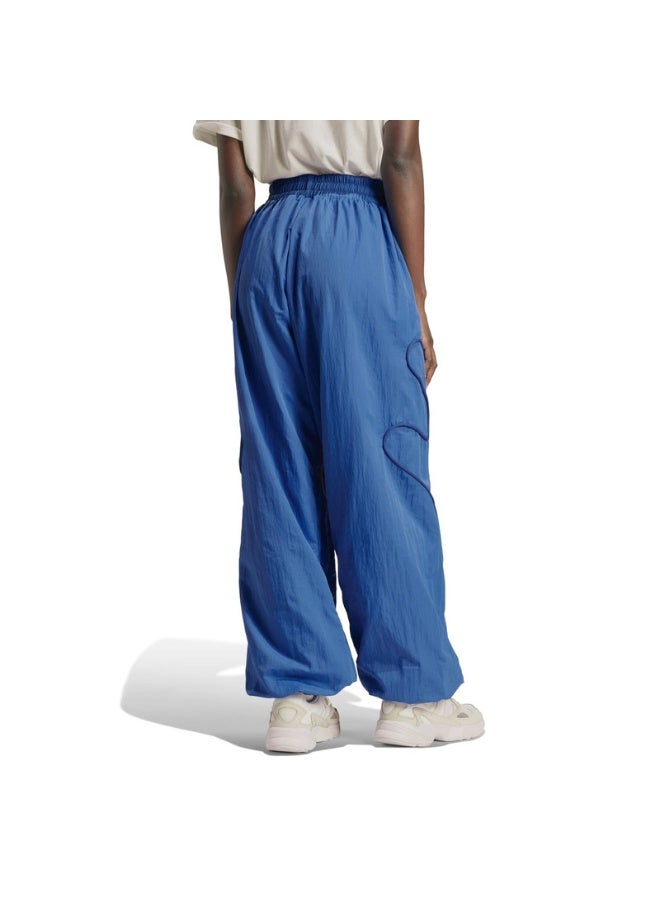Adidas adidas WIDE TRACK PANT Blue Originals Women PANTS  - Image 4