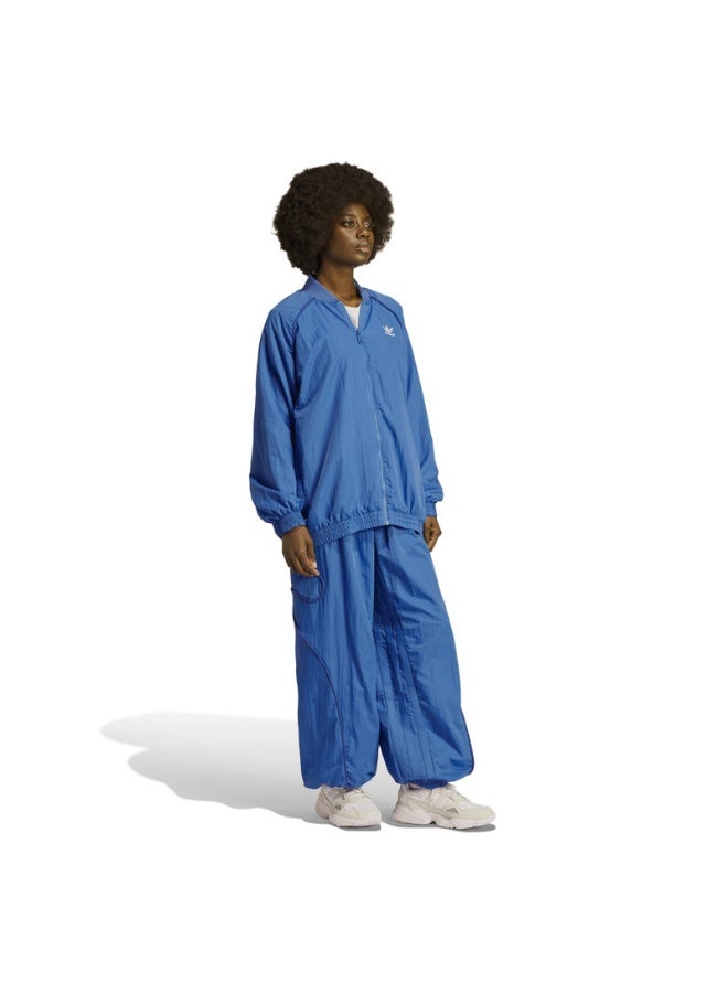 Adidas adidas WIDE TRACK PANT Blue Originals Women PANTS  - Image 5
