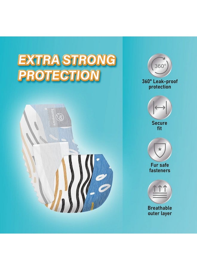 HONEY CARE HONEY CARE All Absorb Petrichor Male Dog Wrap, Fresh Smell Disposable Diapers, Extra Small, White, 100 Count  - Image 3